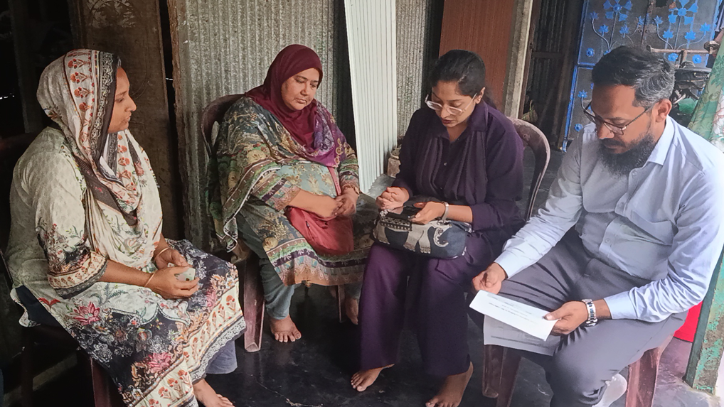 EARN প্রকল্পের সুবিধাভোগী সনাক্তকরণে ফিল্ড টেস্ট শুরু 
